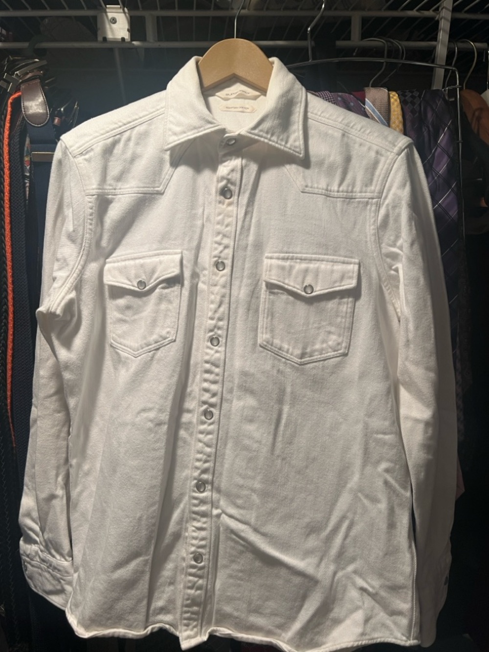 Suitsupply White Egyptian Cotton Shirt